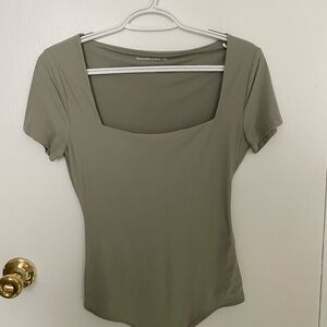 Abercrombie & Fitch Sage Green Bodysuit
